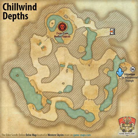 ESO Delve Maps with Skyshards and Bosses location - The Elder Scrolls Online