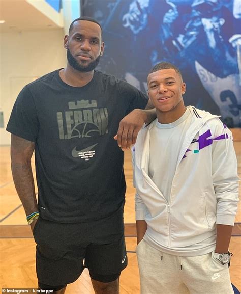 Mbappe and LeBron link up as PSG and France star enjoys summer break in America | Daily Mail Online