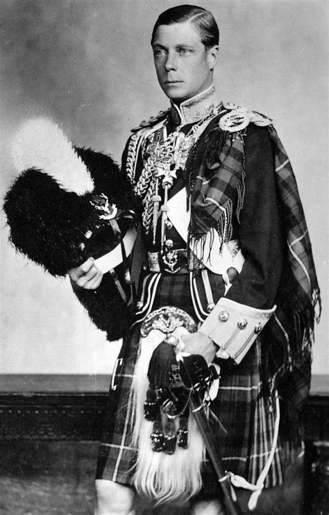 Tour Scotland: Old Photograph King Edward VIII Edinburgh Scotland