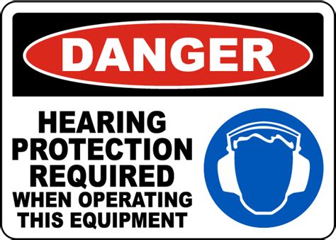 Hearing Protection Required Sign - Save 10% Instantly