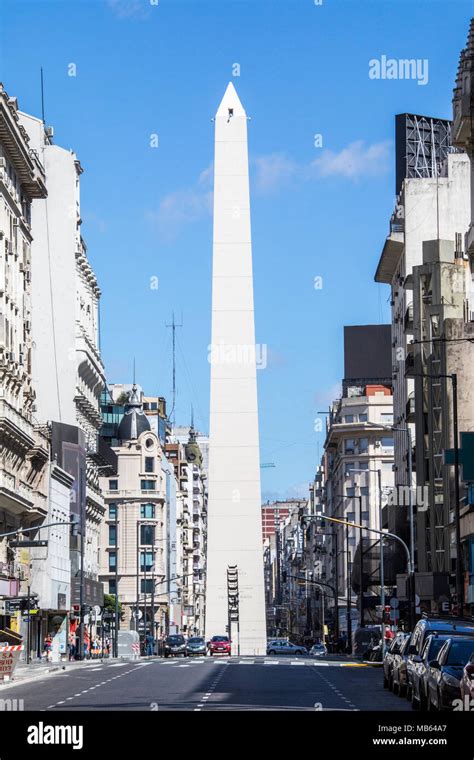 Obelisco de Buenos Aires or Obelisk of Buenos Aires, Buenos Aires ...