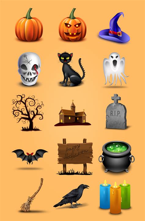 15 Halloween Icons - GraphicsFuel