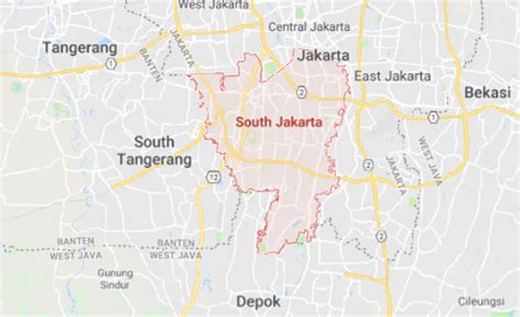 Peta Jakarta SELATAN Lengkap (Google Map)