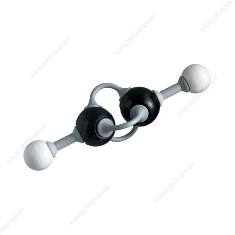 Ethyne molecule - Stock Image - F003/9042 - Science Photo Library