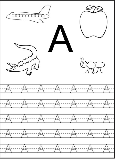 Tracing Letters Printable Free - TracingLettersWorksheets.com