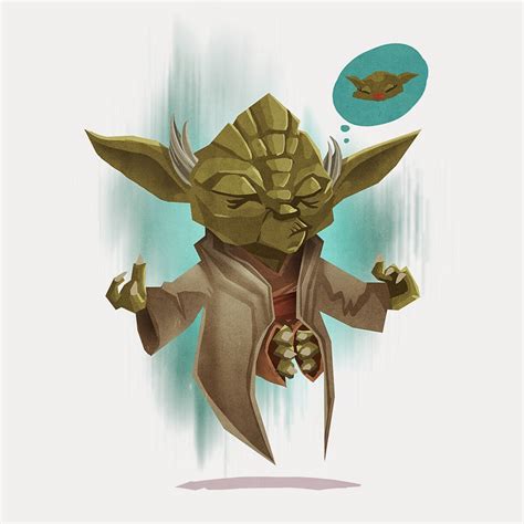 DariusArtShed: Star wars day fanart Yoda