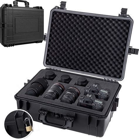 Heavy Duty Waterproof Camera Equipment Storage Plastic Case with Foam ...