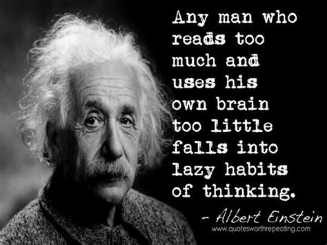 Habits of Thinking Quote by Albert Einstein | Einstein quotes, Albert ...