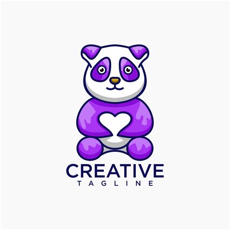 Panda logo design 2870449 Vector Art at Vecteezy