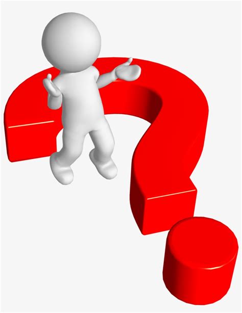 Guy Clipart Question Mark - 3d Question Mark Gif - Free Transparent PNG ...