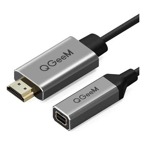 QGeeM HDMI Male to Mini displayport Female Adapter