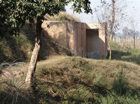 View of a Bunker at Suchetgarh Border, an India Pakistan International Border in Jammu Stock ...