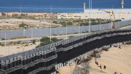 Egypt is building a new walled buffer zone more than 2 miles wide on ...