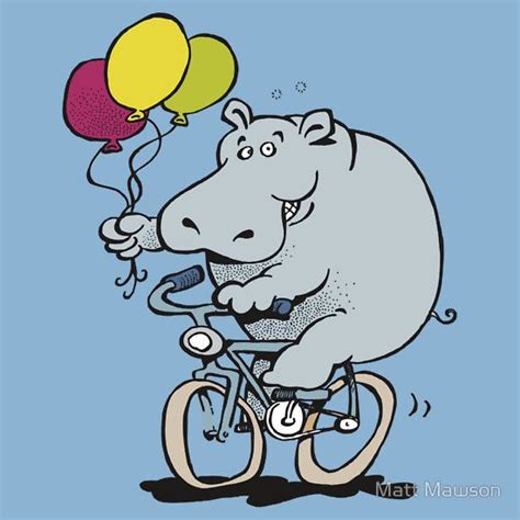 hippo bike - Google Search | Hippo, Cartoon hippo, Bike