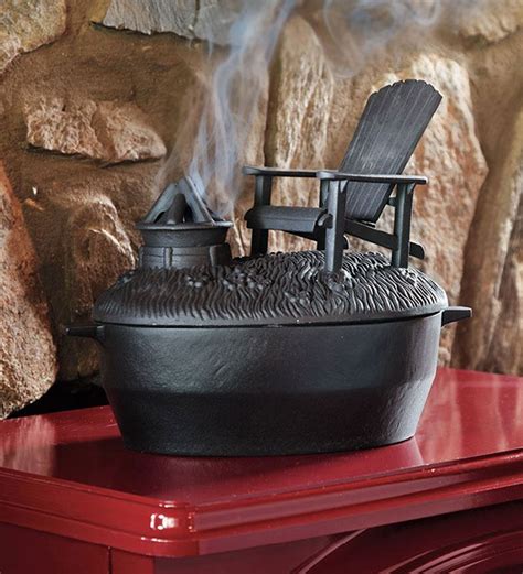 Cast Iron Wood Stove Steamer Humidifier Steam Kitchen Living Room ...