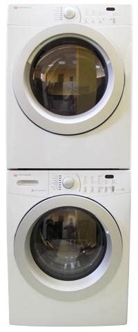 White-Westinghouse WLF125EZHS / WDE775NZHS / STACKKIT7 by Electrolux Washer Dryer 220 Vol