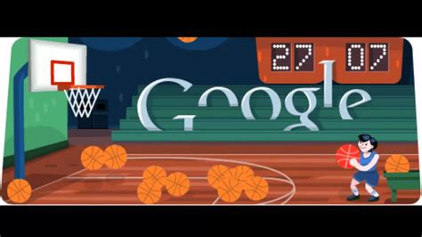 Google Basketball Game World Record (45 points) - YouTube