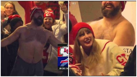 Shirtless Jason Kelce and Taylor Swift Memes Flood the internet as Chiefs move a step closer to ...