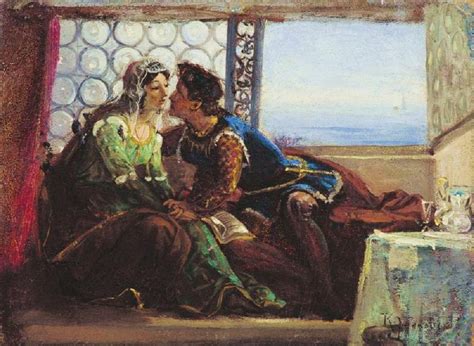 Romeo And Juliet Balcony Scene Painting at PaintingValley.com | Explore collection of Romeo And ...