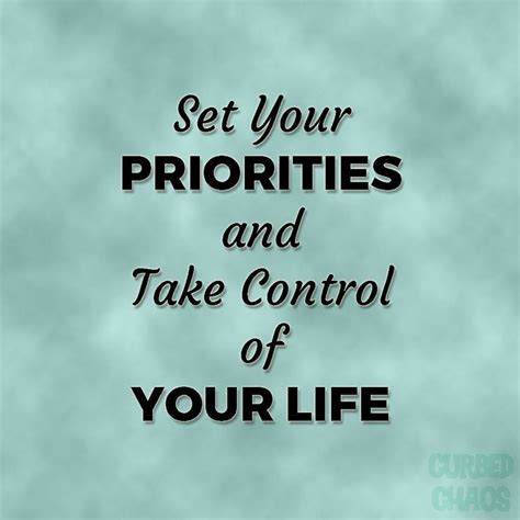 Take Control of Your Life Quote | Life quotes, Finding peace, Priorities