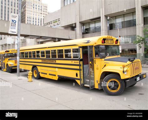 School bus, Toronto, Canada Stock Photo - Alamy