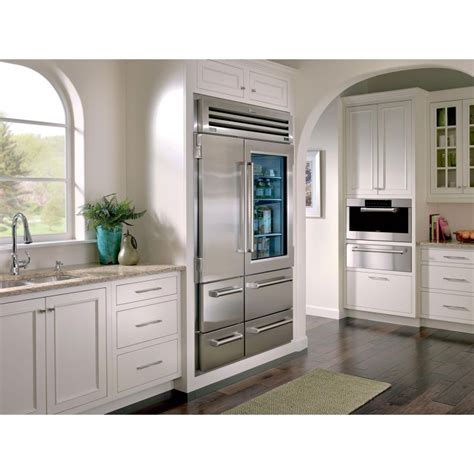 Sub Zero 48 Professional Side By Refrigerator With Glass Door 648prog - Glass Door Ideas