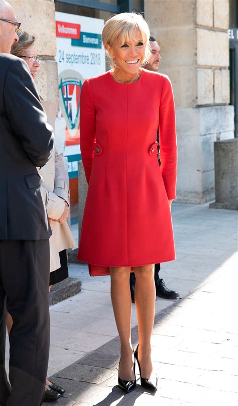 Brigitte Macron Steps Out in a Bold New Color | Vogue