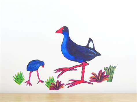 Pukeko Wall Decal - Quality wall decals designed and made in New Zealand