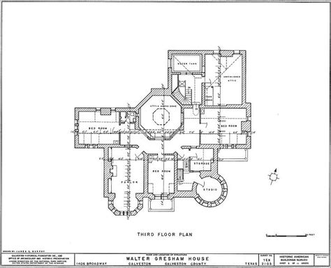 BISHOP'S PALACE / WALTER GRESHAM HOUSE [05] | Floor plans, Mansion floor plan, Architectural ...