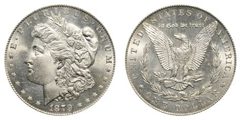 1879 CC Morgan Silver Dollars Clear CC: Value and Prices