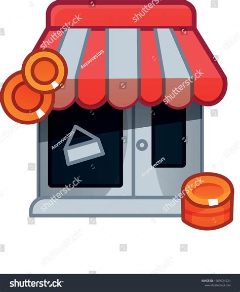 Shop Business Illustration Cartoon Clipart Stock Vector (Royalty Free ...