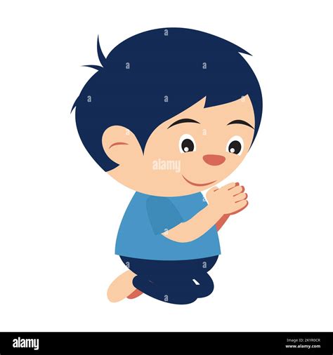 Clipart of cartoon version of man pay respect to some one sitting,vector illustration Stock ...