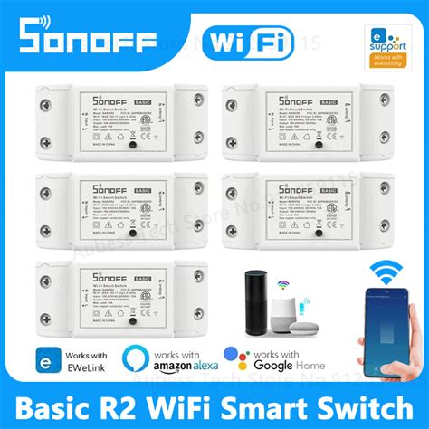 SONOFF-eWeLink-WiFi-Switch-BASIC-R2-10A-Smart-Home-Automation-DIY ...