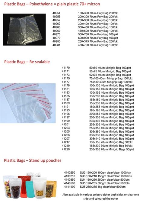 PLASTIC BAGS