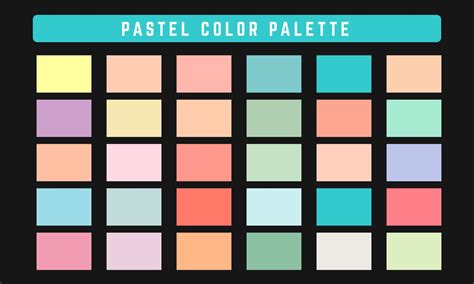 paleta de cores vetoriais pastel 2292849 Vetor no Vecteezy