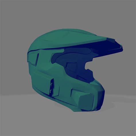 Free STL file Halo Helmet Mark V・Object to download and to 3D print・Cults