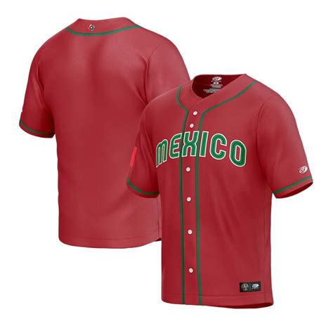Mexico Baseball Red 2023 World Baseball Classic Jersey