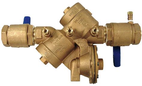 ZURN WILKINS Reduced Pressure Zone Backflow Preventer, Bronze, Wilkins ...