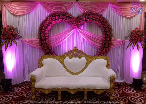 Simple Stage Decorations, Engagement Stage Decoration, Wedding Hall ...