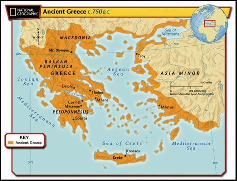 Map Of Ancient Greece Printable - Printable Maps