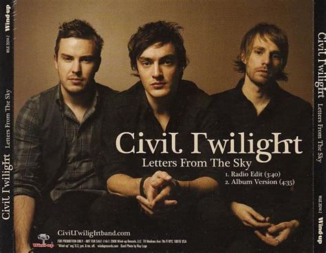 Letters From The Sky - Civil Twilight