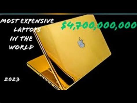 Most Expensive Laptops In The World! 2023| $4.7Million?? - YouTube