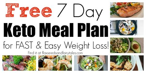 FREE One Week Keto Meal Plan for Beginners - An easy weight loss plan!