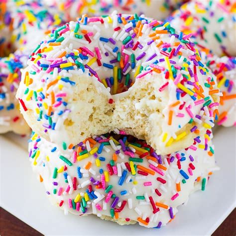 Baked Sprinkled Donuts – Deliciously Sprinkled