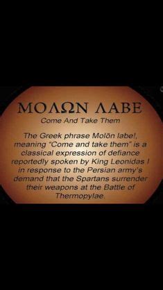 Molon Labe