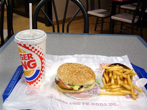 Burger King Whopper Meal Nutrition