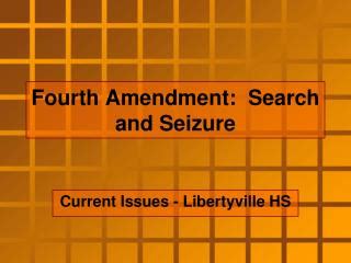 PPT - Fourth Amendment: Search and Seizure PowerPoint Presentation - ID ...