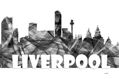 Liverpool England Skyline Digital Art by Marlene Watson - Fine Art America