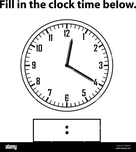 Analog clock. What is the time, write the Learning clock, and math ...