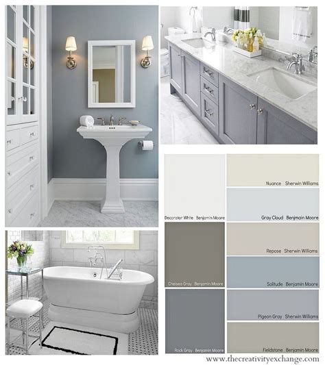 Blue Grey Paint Color For Bathroom Beach Theme | #The Expert